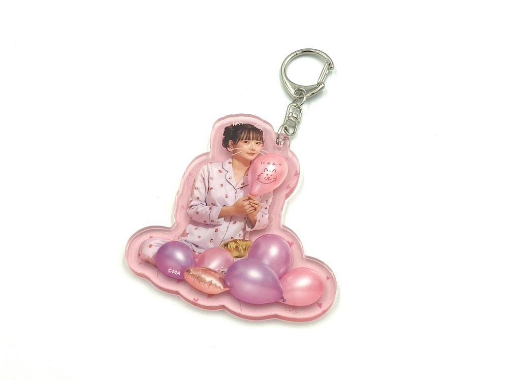 アクリルキーホルダー<br>両面オフセット印刷