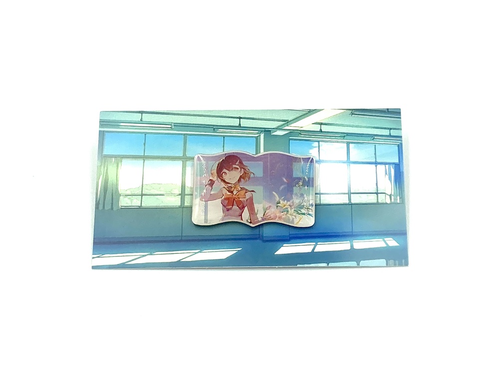 ピンバッジ<br>ステンレス<br>フルカラー印刷