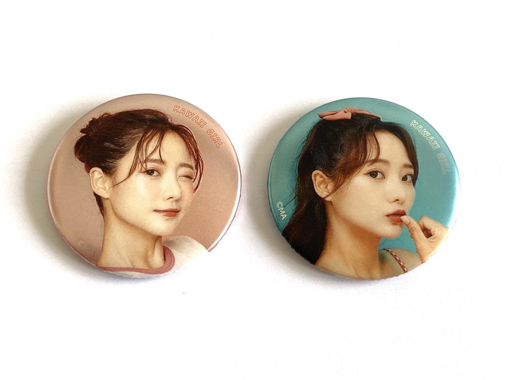 メタル缶バッジ